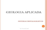 GEOLOGIA APLICADA - SISTEMAS CRISTALOGRAFICOS
