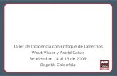 Taller de incidencia Colombia