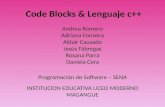 Code blocks & lenguaje c++
