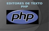 Editores de texto PHP