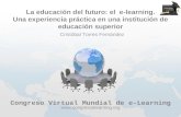 La educación del futuro el  e-learning. una experiencia práctica en una institución de educación superior
