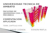 David Lozada -Edison Mafla (Capítulo XVIII Exposición)