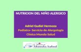 Alimentacion del Nino Alergico