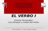 El verbo I: Formas personales del verbo