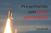 Presentaciones con fotos planetarias editable