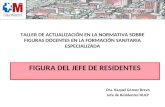 TALLER DE FIGURAS DOCENTES: Figura del Jefe de Residentes Hospital Universitario La Paz (Madrid)