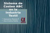 Sistema de Costeo ABC en la Industria Textil