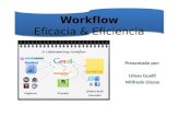 Workflow: eficiencia y eficacia