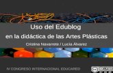 Uso del Edublog en la didactica de las Artes Plasticas