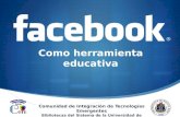 Facebook como heramienta educativa 3 dic 2010