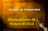 Oracion De Prosperidad 2010