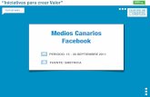 Medios Canarios en Facebook - 15-30 Sep´11