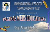 Exposicion paginas webs educativas   serge evangelista ricci