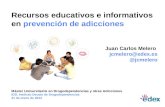 Recursos educativos e informativos en prevención de adicciones