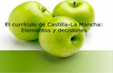 Currículo De Castilla la Mancha (Tema 1)