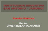 Resena historica Institución Educativa San Anatonio Jamundí