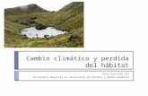 Raul Fernando Gil Cambio climatico y perdida del habitat presentacion