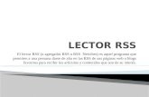 Lector rss TUTORIAL