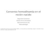 Consenso hemodinamia en el recién nacido