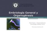 Unidad 18 Embriología general y organogénesis COMPLETA