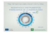 Incentivos e instrumentos financieros agencia julio 2011