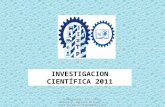 Investigacion cientifica 2011