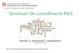 Sessió 3 Seminari de coordinació PILE