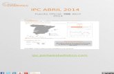IPC ABRIL 2014: INFORMES DE TODAS LAS COMUNIDADES AUTÓNOMAS