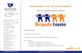 09 Informe de actividades - 26 de septiembre - Brigada Loyola