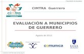 Resultados CIMTRA Guerrero - Primavera 2012