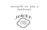 Joinea - mongoDB en php y Symfony2