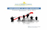 Informe primer semestre a junio de 2011