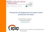Propuesta de Reglamento Europeo sobre protección de datos