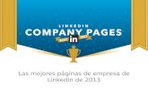 Best of company pages 2013 slideshare spanish