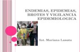 Endemias, Epidemias Y Brotes Y Vigilancia Epidemiologica