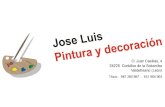 Pintura y decoración Jose Luis - Exclusividad en tus paredes