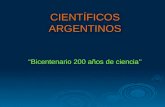 Científicos argentinos