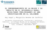 EL EMPODERAMIENTO DE LA MUJER Y SU IMPACTO EN EL DESARROLLO RURAL EN EL SALVADOR