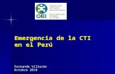 Emergencia de la ciencia, la tecnología y la innovación (CTI) en el Perú