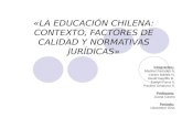 La educación chilena