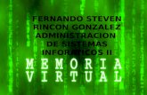 Fernando rincon s.o memoria virtual