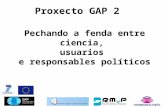 Presentación del proyecto GAP2 en Galicia
