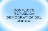 Conflicto República Democrática del Congo
