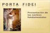 Síntesis Carta Apostólica "Porta Fidei" - Año de la Fe 2012-2013