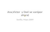 Ana,Victor  Y Dori Se Van(Por Ahora)