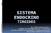 Histología y embriología de la glándula tiroides