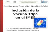 Inclusión de la vacuna tdpa en embarazadas