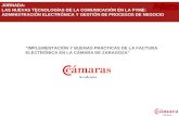 Implementación y buenas prácticas de la factura electrónica en la Cámara de Zaragoza