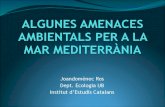 Presentació a .tecno del catedràtic d'Ecologia Joandomènc Ros