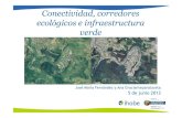 Presentación sobre conectividad, corredores e infraestructura verde